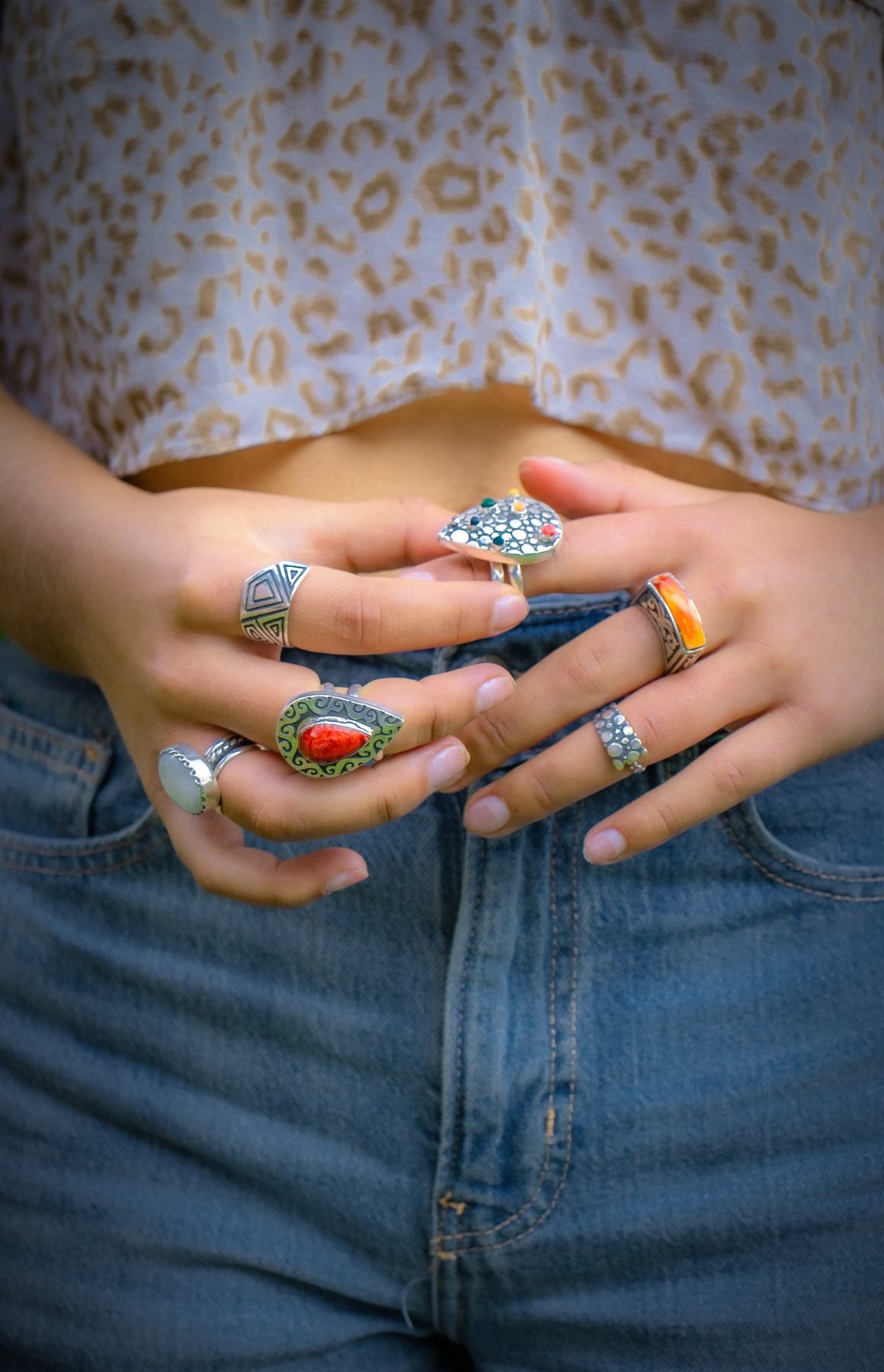 Anillos de plata peruana 950 Bethania Jewelry